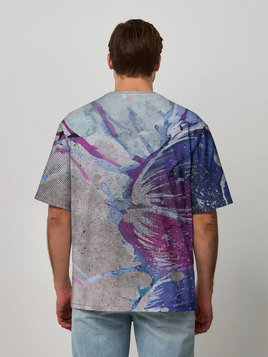 Мужская футболка оверсайз / Re: Zero. Жизнь с нуля