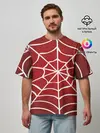 Мужская футболка оверсайз / Паутина