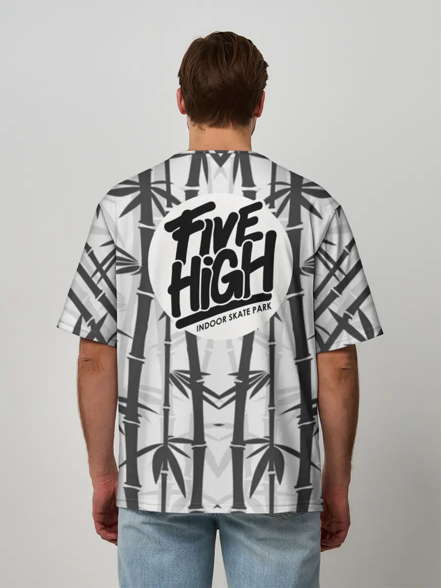 Мужская футболка оверсайз / HiFi Panda