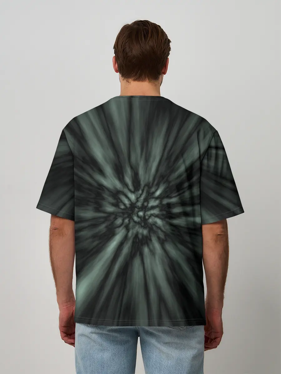 Мужская футболка оверсайз / Глубокая пустота