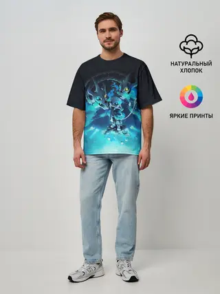 Мужская футболка оверсайз / UNDERTALE