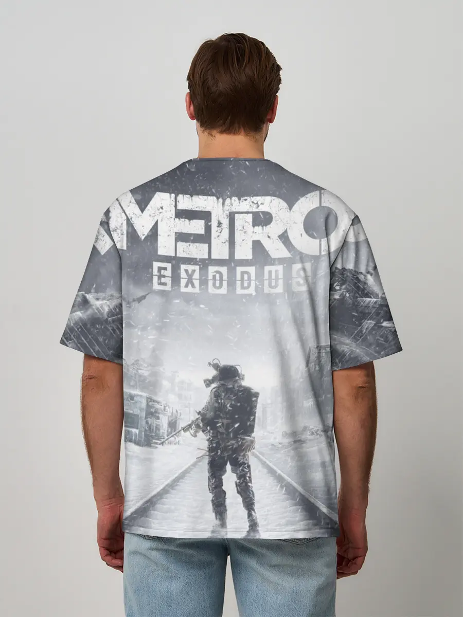 Мужская футболка оверсайз / Metro Exodus: Артём
