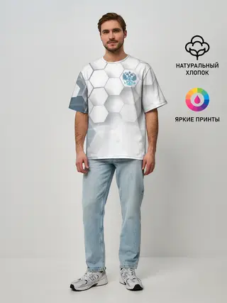 Мужская футболка оверсайз / Россия
