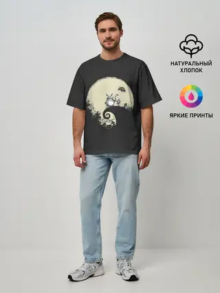 Мужская футболка оверсайз / Totoro