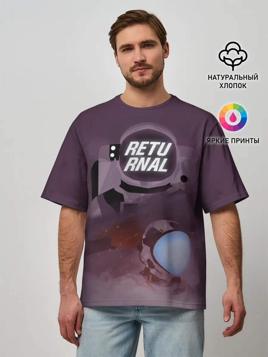Мужская футболка оверсайз / Returnal
