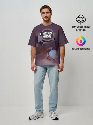 Мужская футболка оверсайз / Returnal