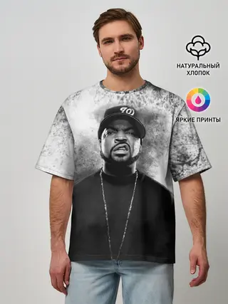 Мужская футболка оверсайз / Ice Cube | Айс Куб
