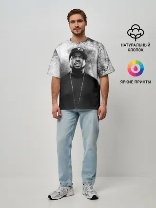 Мужская футболка оверсайз / Ice Cube | Айс Куб