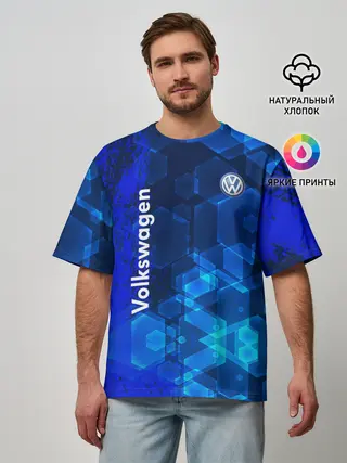 Мужская футболка оверсайз / Volkswagen