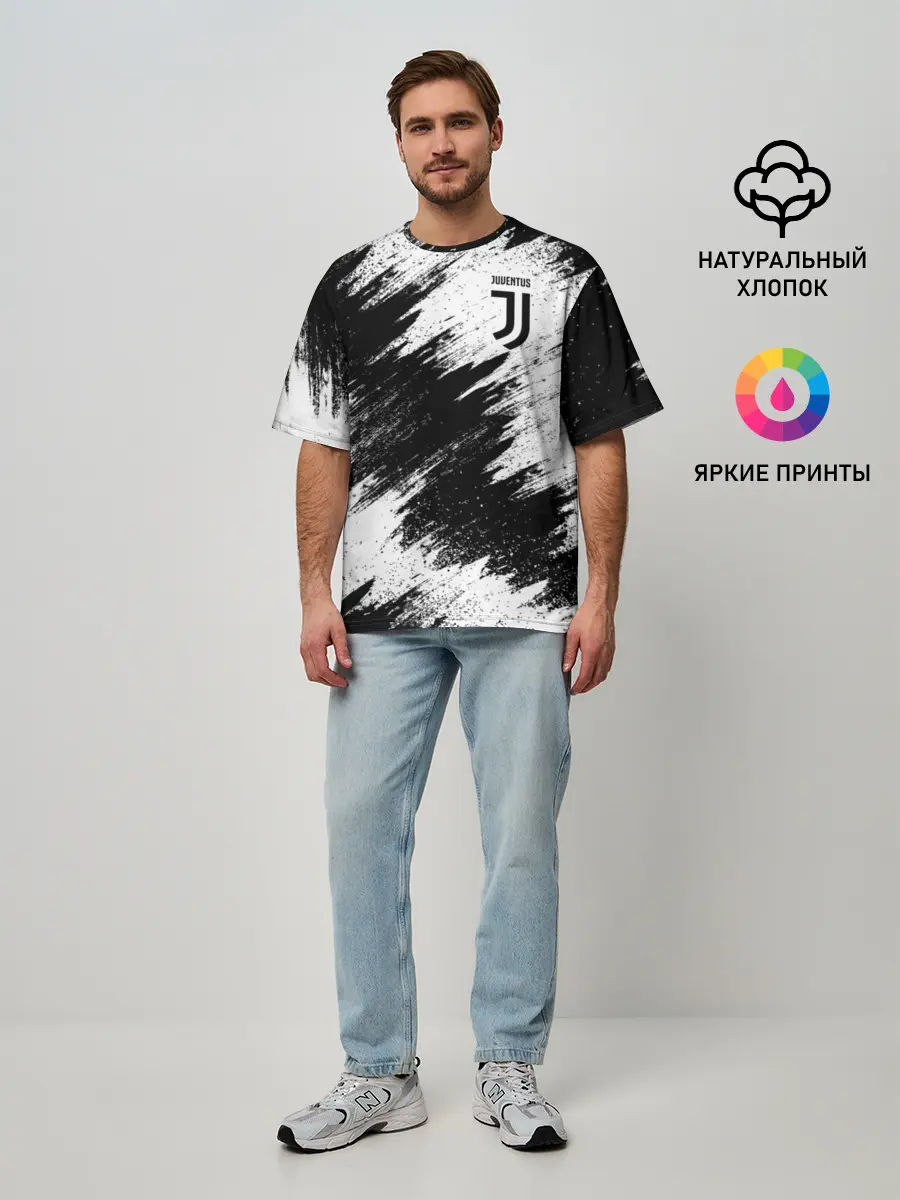 Мужская футболка оверсайз / Juventus