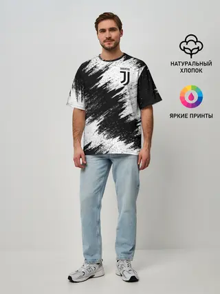 Мужская футболка оверсайз / Juventus