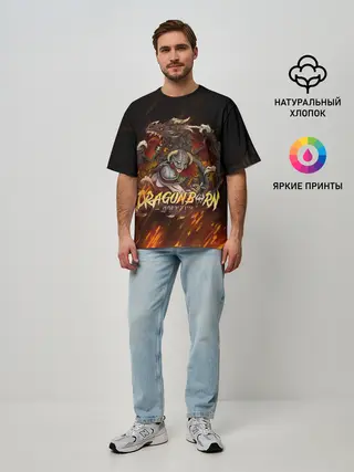 Мужская футболка оверсайз / THE ELDER SCROLLS