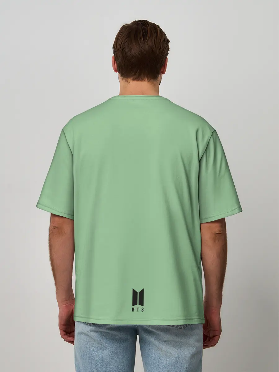 Мужская футболка оверсайз / RM x J-Hope