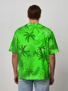 Мужская футболка оверсайз / ПАЛЬМЫ | ЛЕТО | TROPICAL