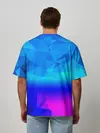 Мужская футболка оверсайз / ABSTRACT NEON