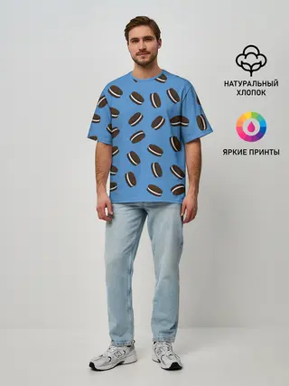 Мужская футболка оверсайз / Oreo