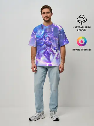 Мужская футболка оверсайз / Genshin Impact | Геншин Импакт