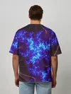Мужская футболка оверсайз / FRACTAL STORM