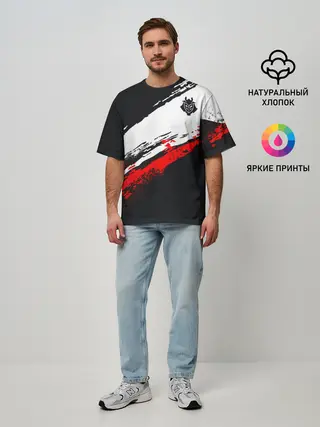 Мужская футболка оверсайз / cs:go - G2 eSports