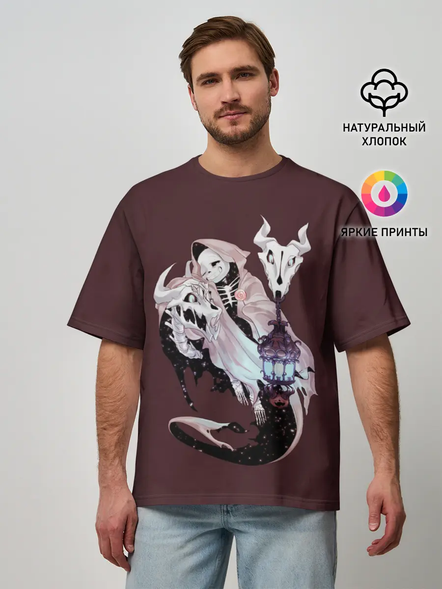 Мужская футболка оверсайз / UNDERTALE