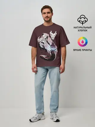 Мужская футболка оверсайз / UNDERTALE