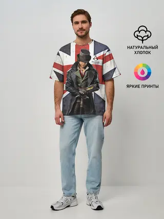 Мужская футболка оверсайз / Assassins Creed: Syndicate