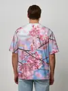 Мужская футболка оверсайз / Ветки Сакуры