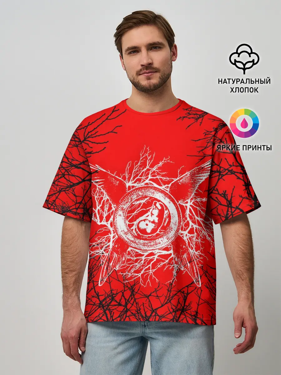 Мужская футболка оверсайз / RESIDENT EVIL 8 / СИМВОЛИКА