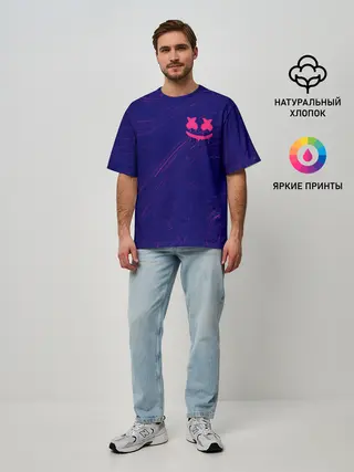 Мужская футболка оверсайз / MARSHMELLO / МАРШМЕЛЛОУ