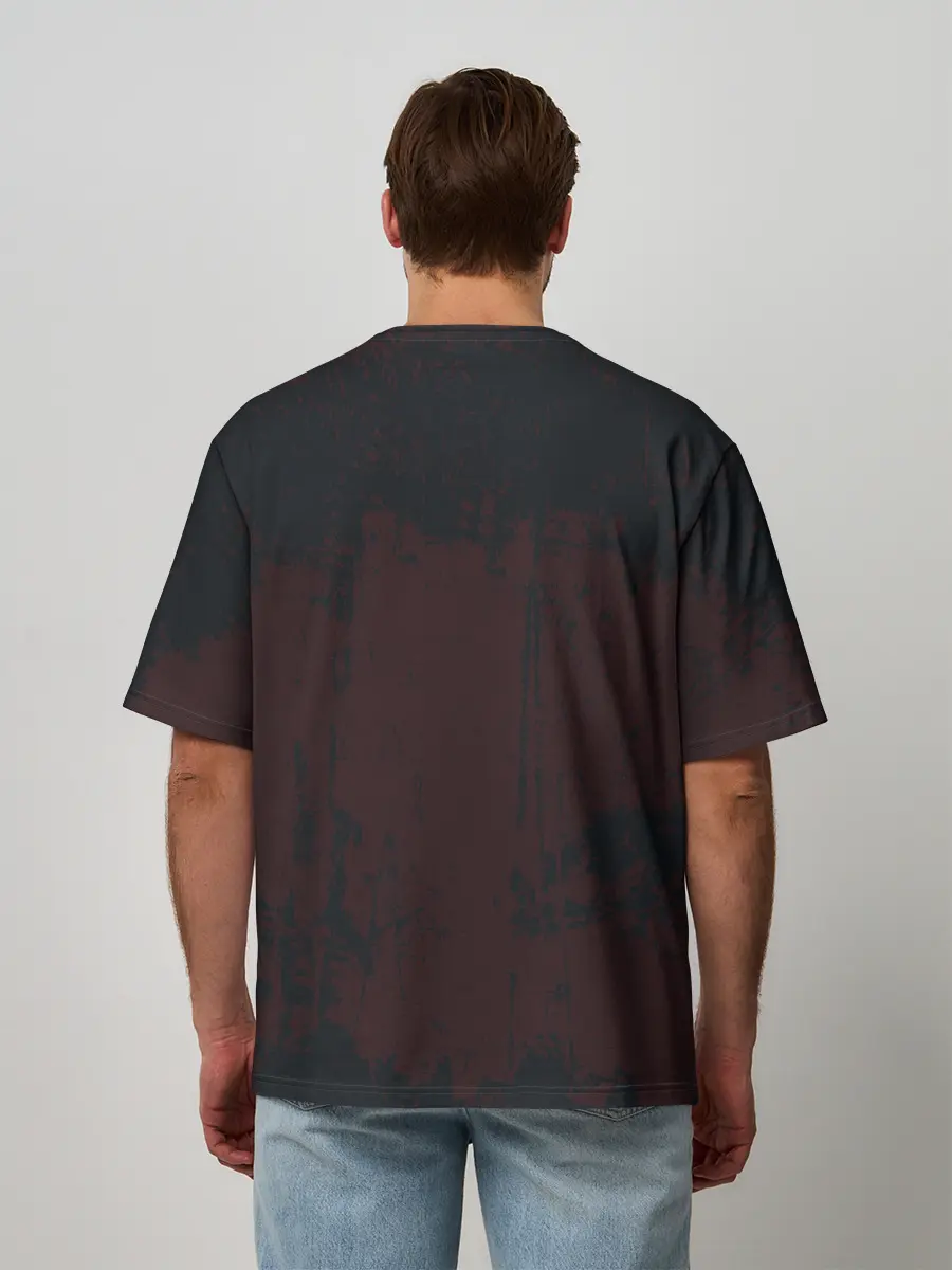 Мужская футболка оверсайз / Nero