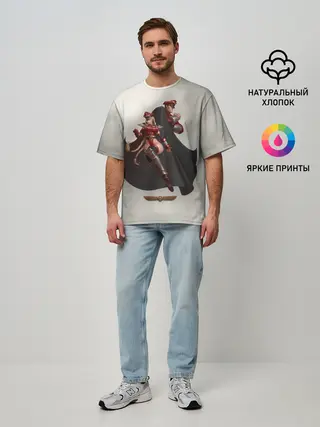 Мужская футболка оверсайз / Team Bison