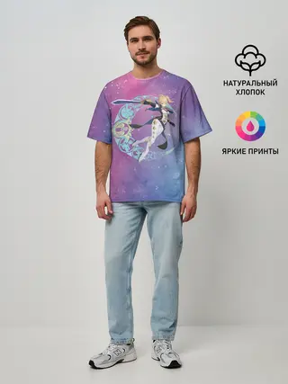 Мужская футболка оверсайз / Genshin Impact