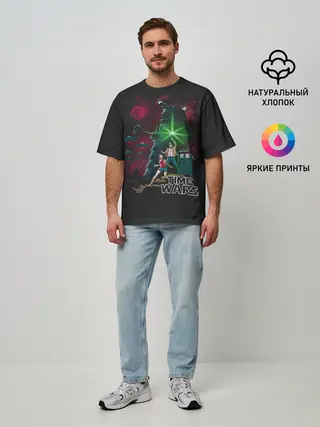 Мужская футболка оверсайз / Doctor Who