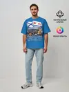 Мужская футболка оверсайз / За Флот