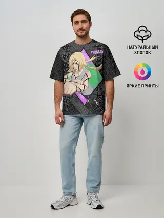 Мужская футболка оверсайз / Narurto Цунаде