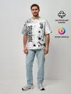 Мужская футболка оверсайз / JUVENTUS / ЮВЕНТУС