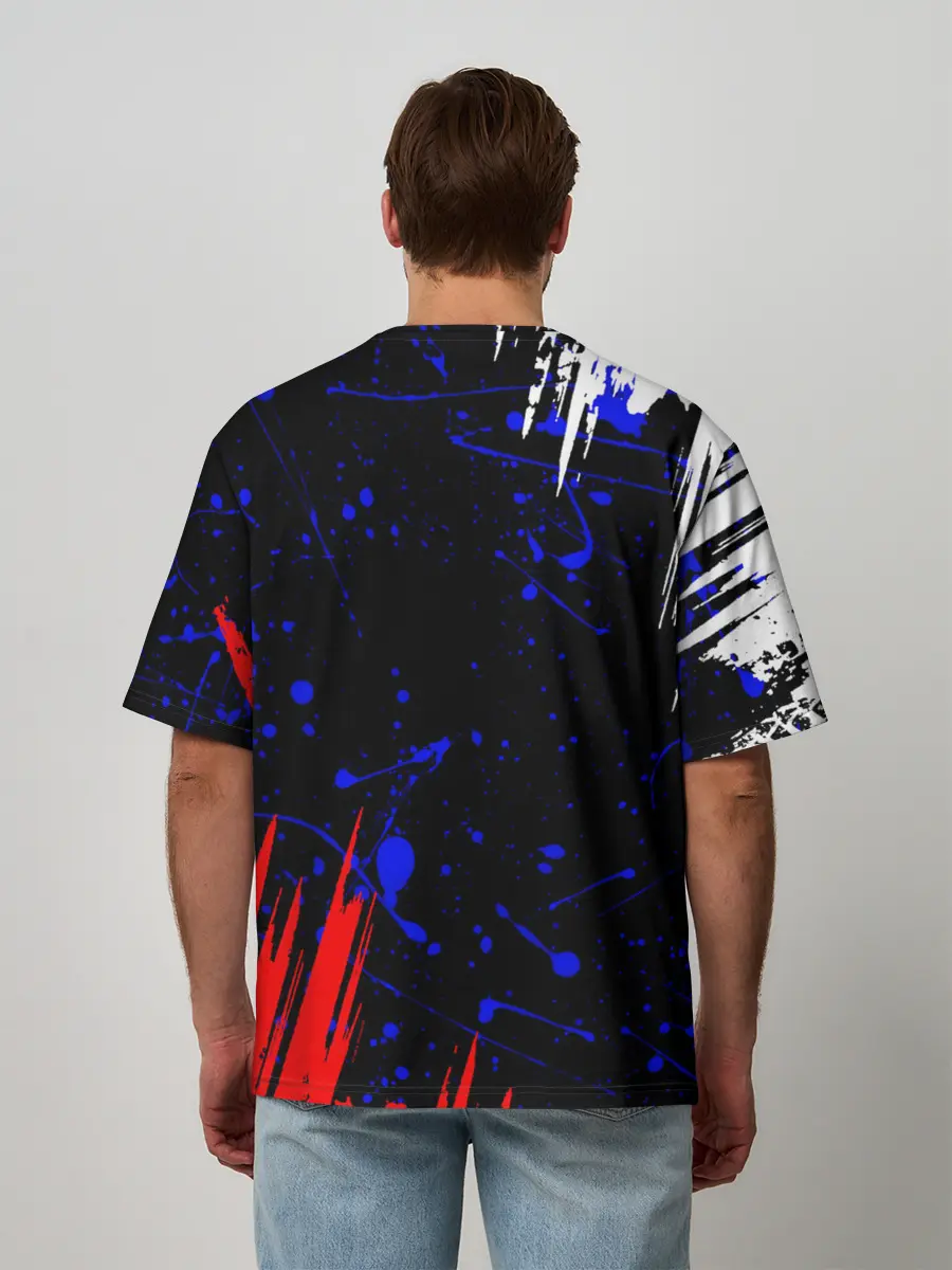 Мужская футболка оверсайз / HONDA.