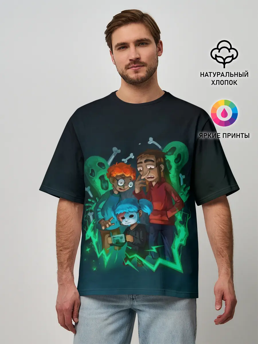 Мужская футболка оверсайз / Sally Face