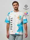 Мужская футболка оверсайз / PORTAL / ПОРТАЛ
