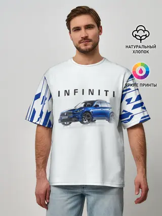 Мужская футболка оверсайз / Infinity | Инфинити