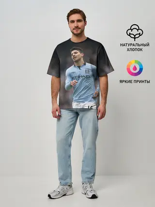 Мужская футболка оверсайз / Серхио Агуэро