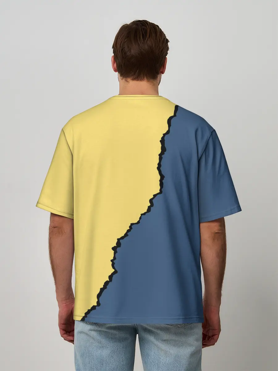 Мужская футболка оверсайз / Fallout logo boy