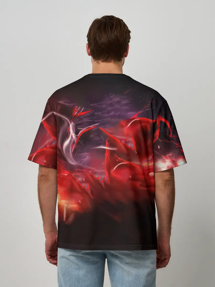 Мужская футболка оверсайз / Загадочный Канеки Кен