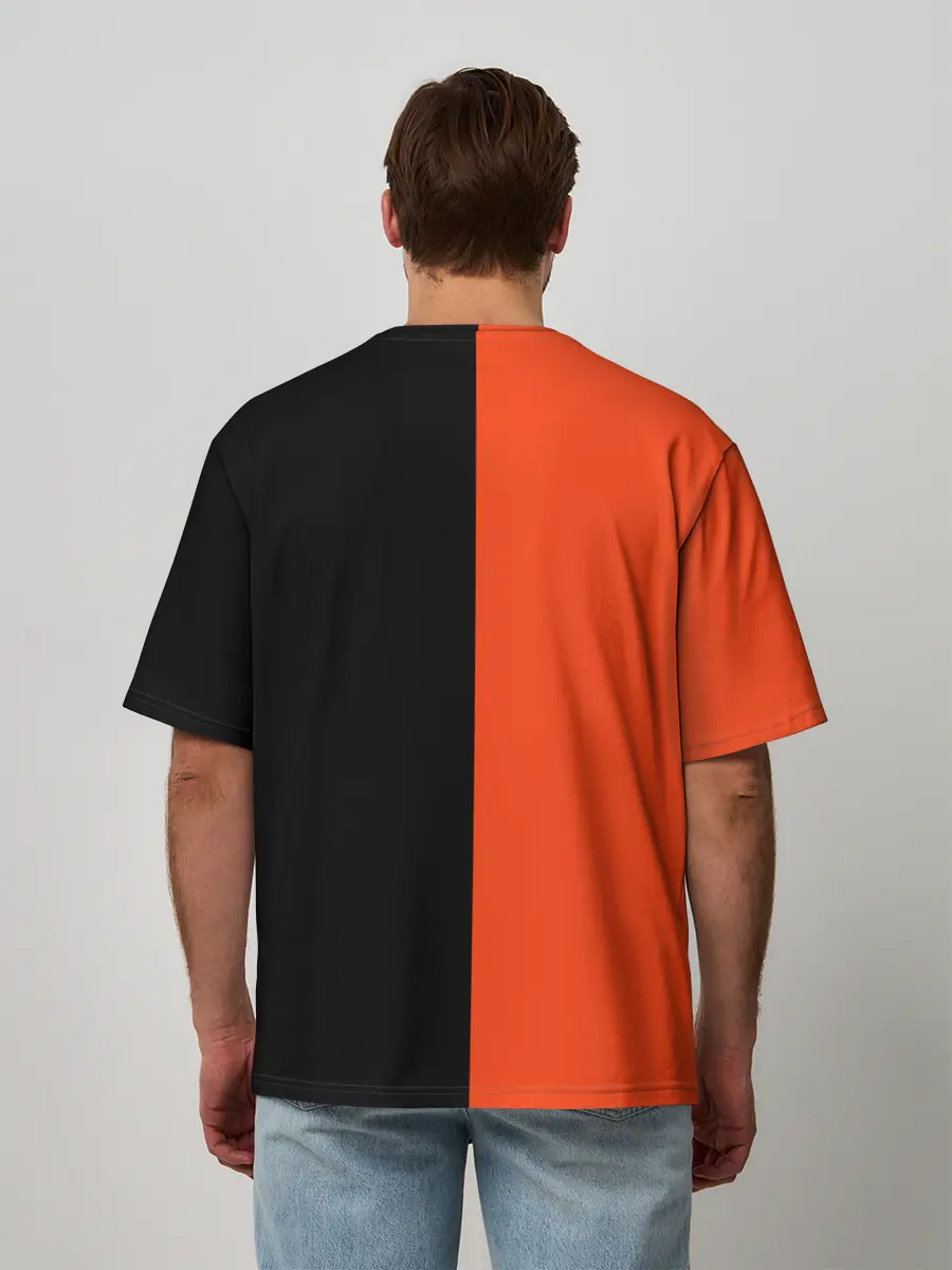 Мужская футболка оверсайз / Ладошки скелета