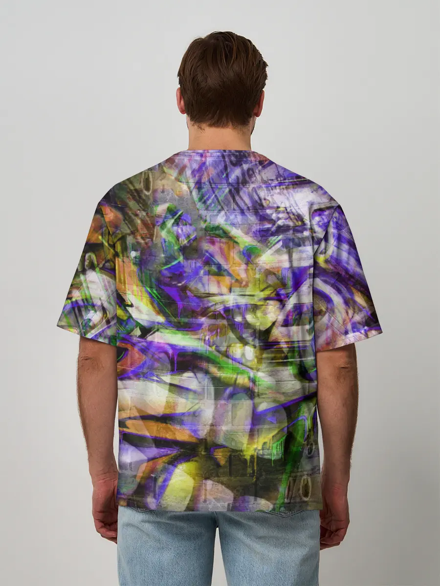 Мужская футболка оверсайз / Graffiti Art