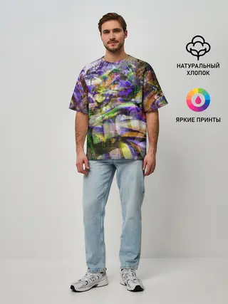 Мужская футболка оверсайз / Graffiti Art