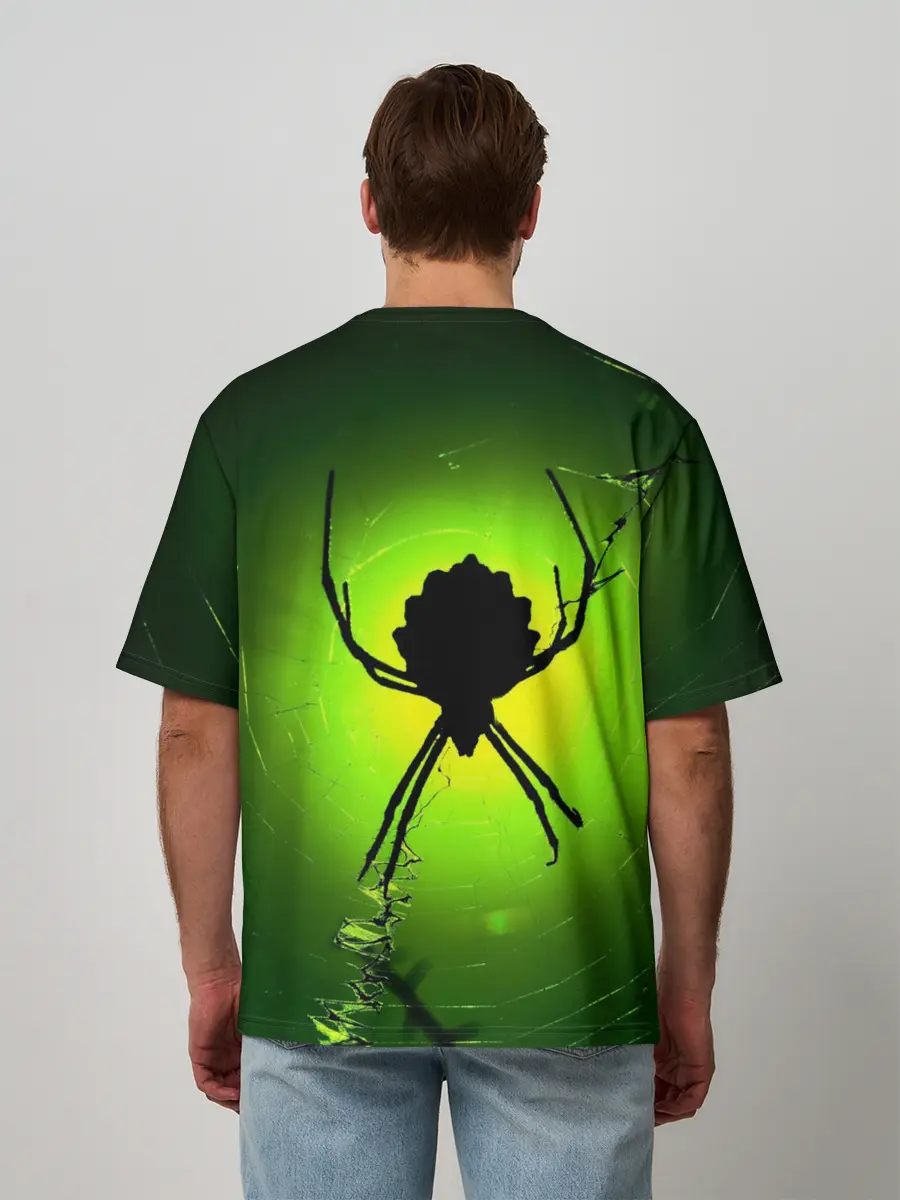 Мужская футболка оверсайз / Паук | Spider
