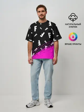 Мужская футболка оверсайз / FORTNITE / ФОРТНАЙТ