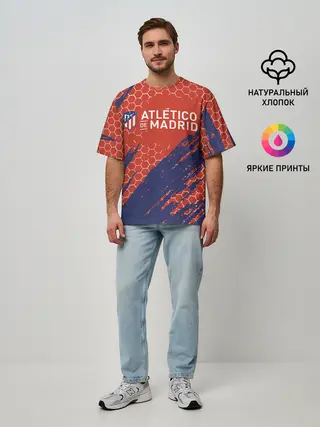 Мужская футболка оверсайз / Atletico Madrid: Football Club.