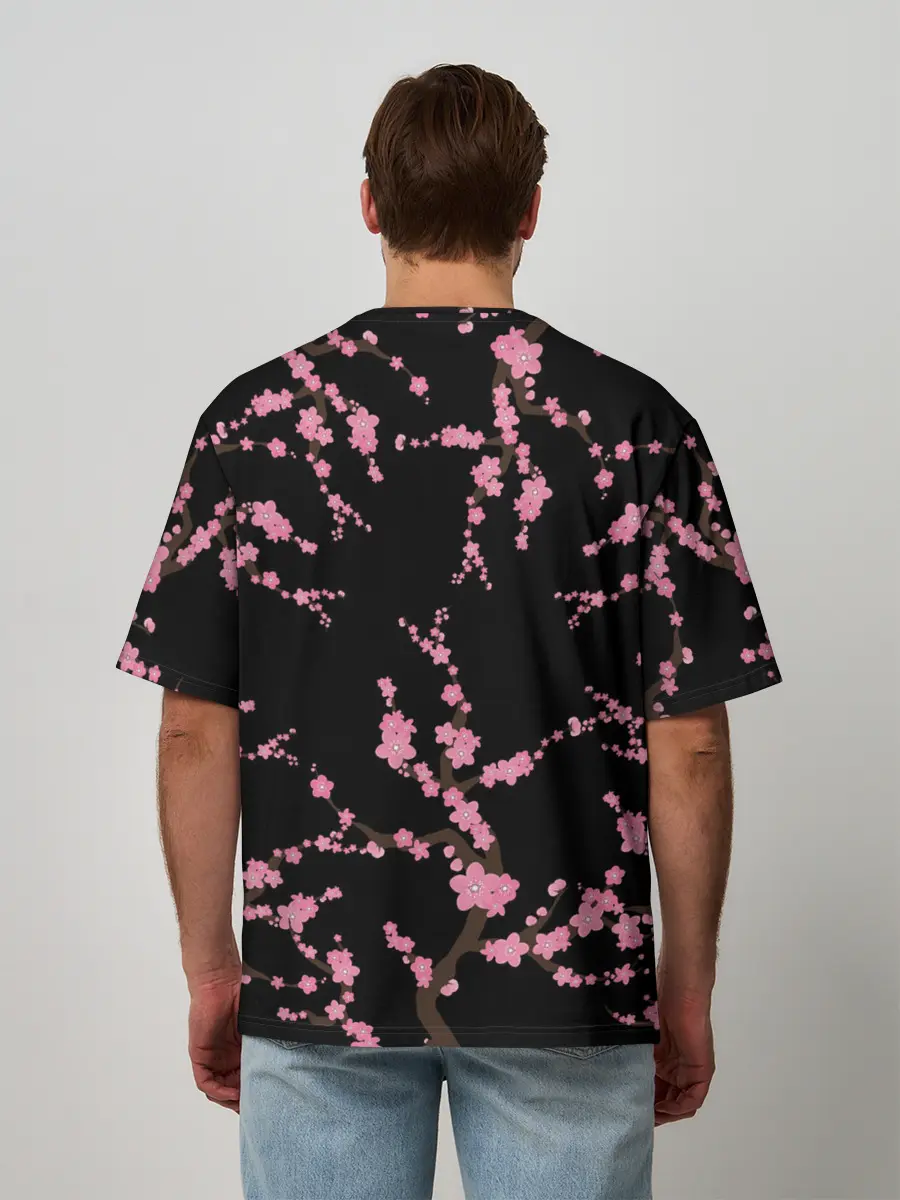 Мужская футболка оверсайз / Сакура | Япония | Japan